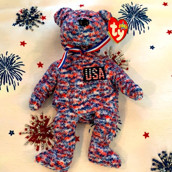 Ty Other - Ty Beanie Baby, USA, Bear, 2000 vintage